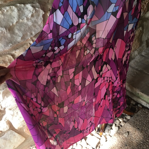 5⭐️Fave!! Purple Abstract Kimono Duster - Picture 8 of 8